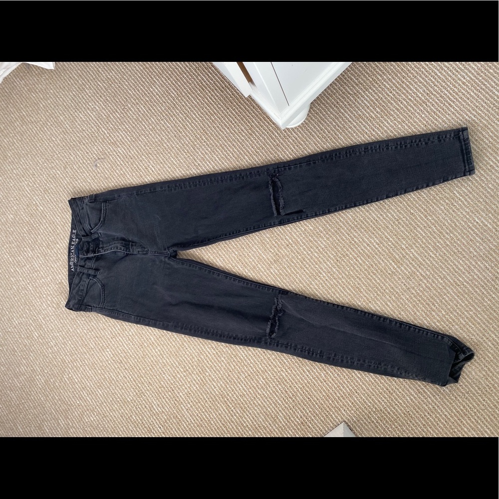 American Eagle Black Skinny Jeans